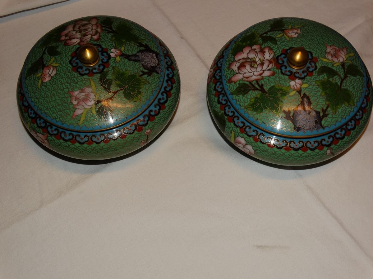 Ruyie Border Motif Cloisonné Bowl