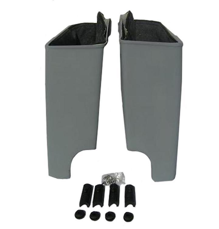 Bagger Werx Primered Stretched Saddlebags With Liners For Harley 1993 Thru 2011 Touring Models