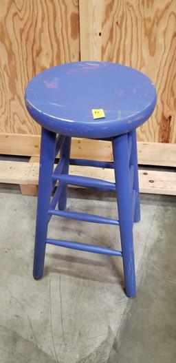 Stool (painted purple)