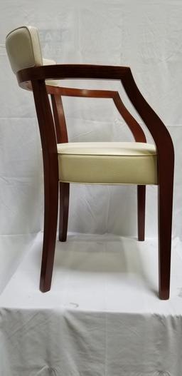 Uplustered Italian Dining Chair with Arms