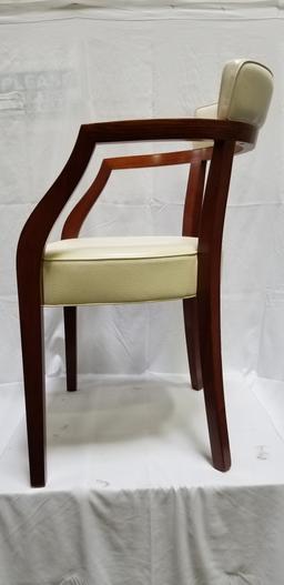 Uplustered Italian Dining Chair with Arms