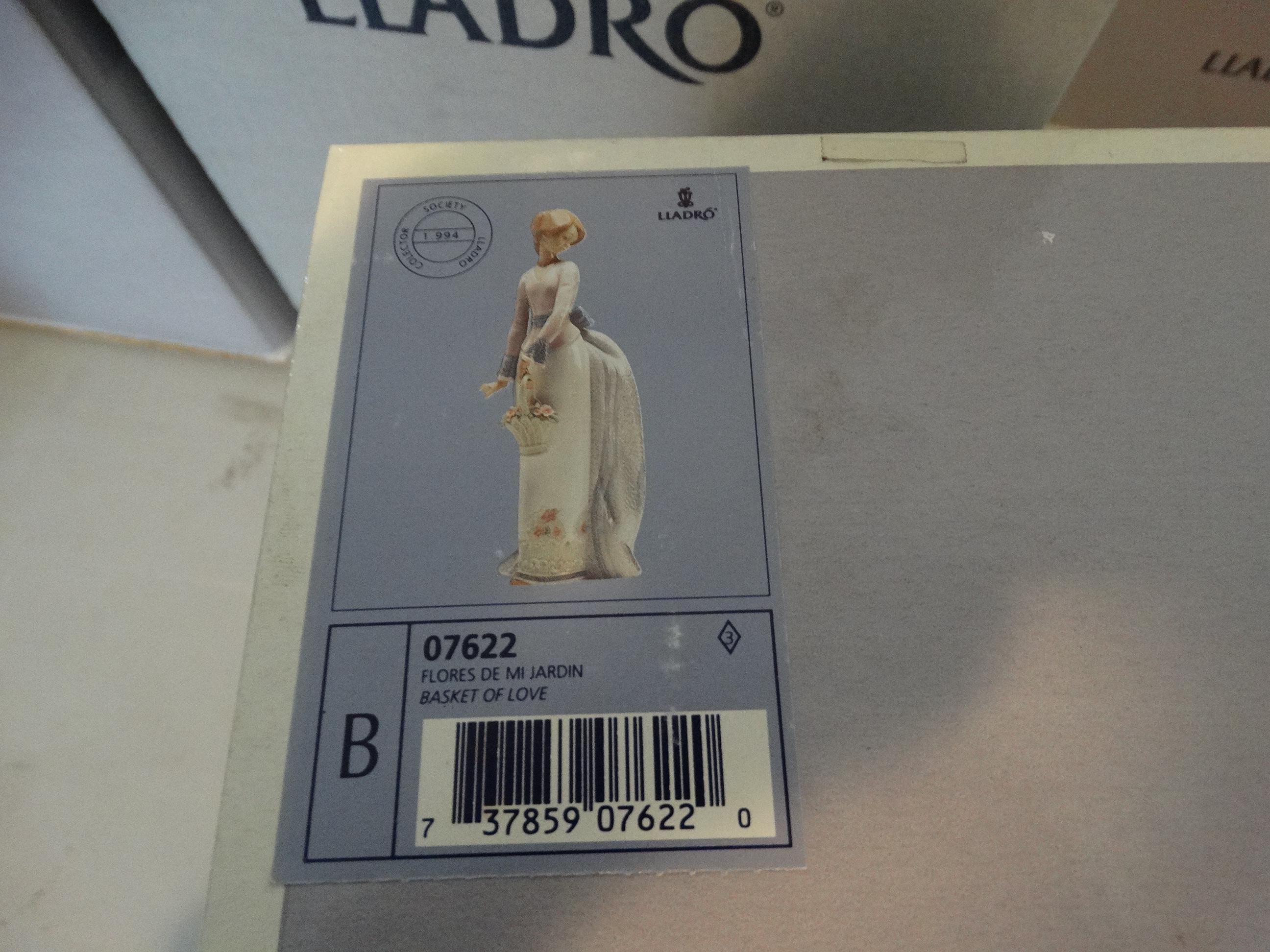 Llardo Statue - Basket Of Love