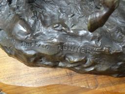 Bronze Sculpture "The Buffalo Runner"