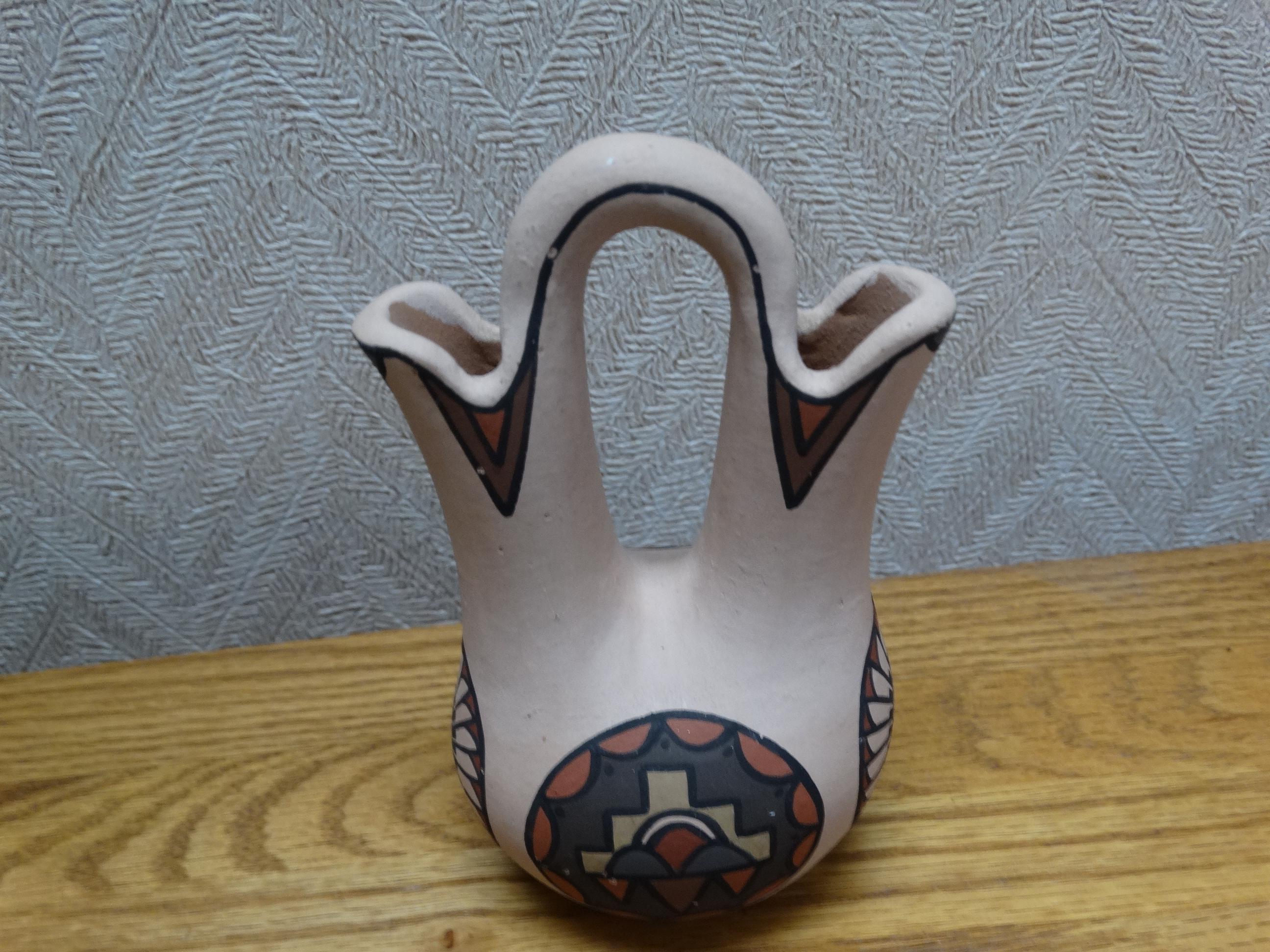 American Indian Wedding Pitcher Vase