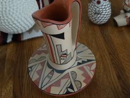 Jemez Polychrome Jug w/Handle