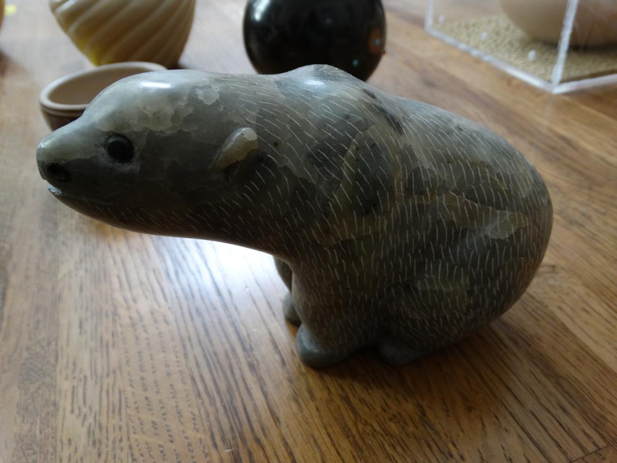 Nome Alaska Bear Figure Soapstone