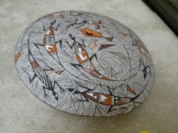 Acoma Seed Container, Lizard Design