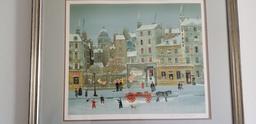 Signed Michel Delacroix Lithograph