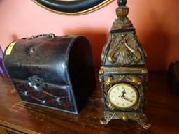 Storage Box and Decorative Clock