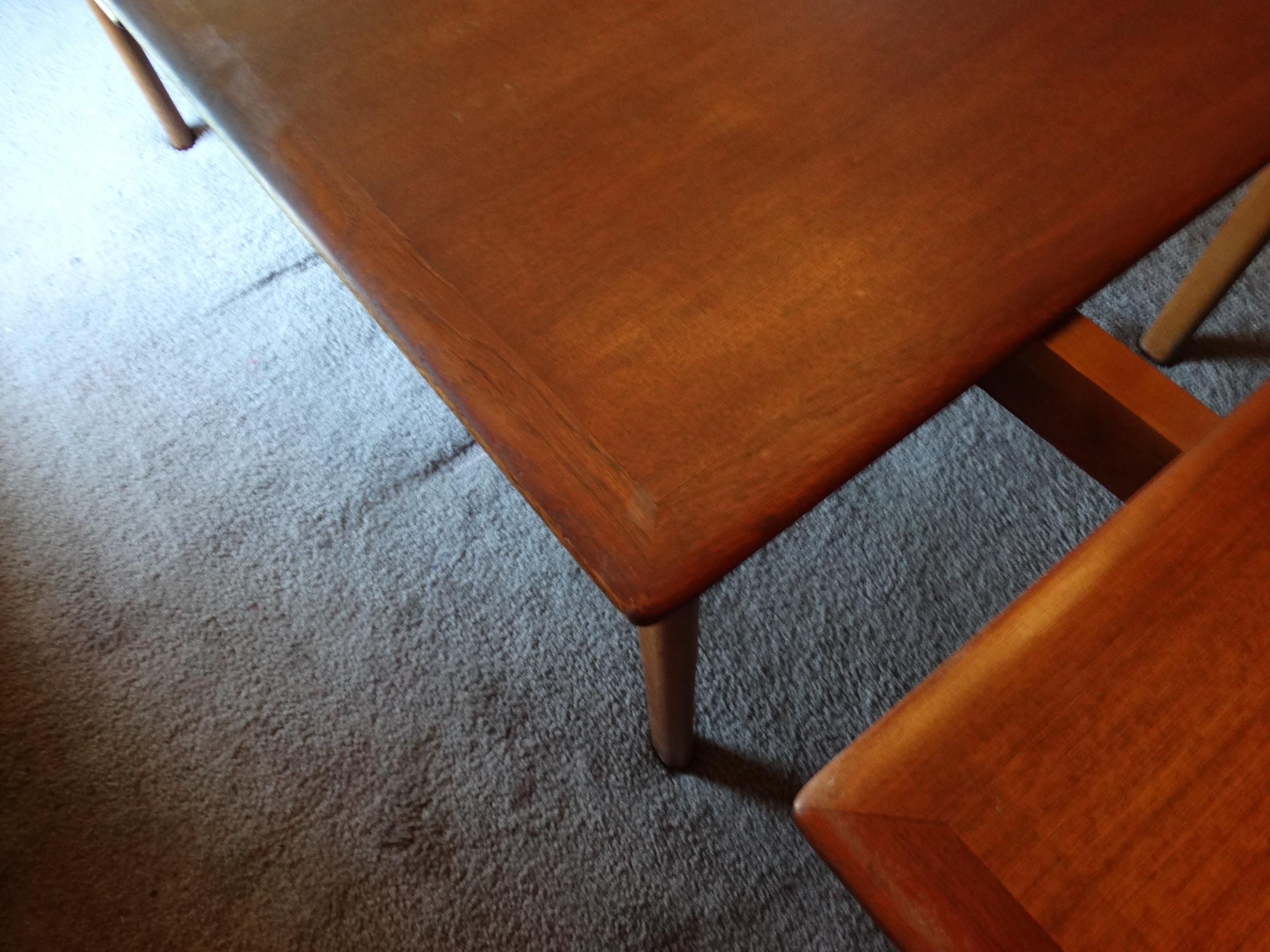 Mid-Century Modern Teak Dining Room Table