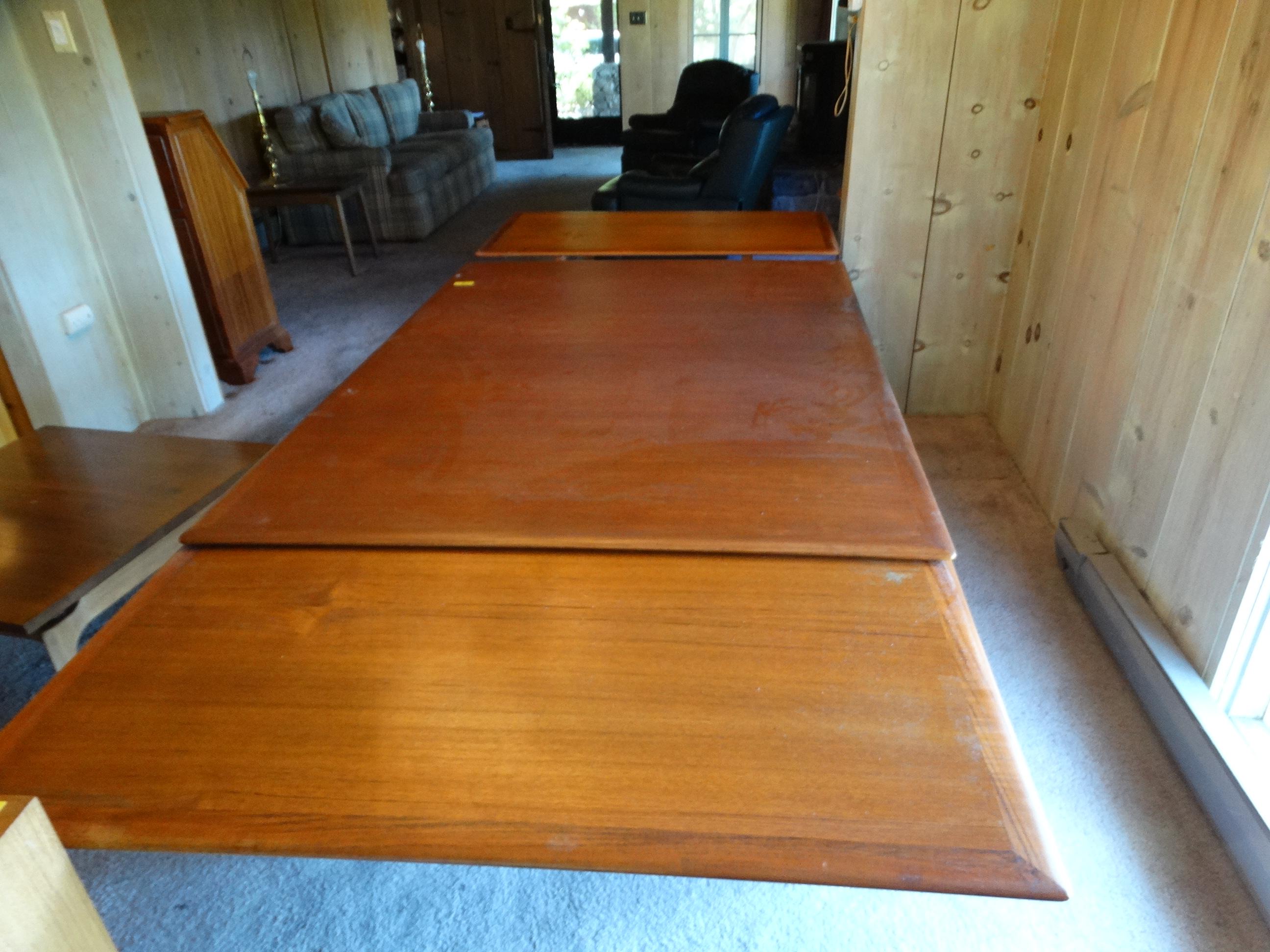 Mid-Century Modern Teak Dining Room Table