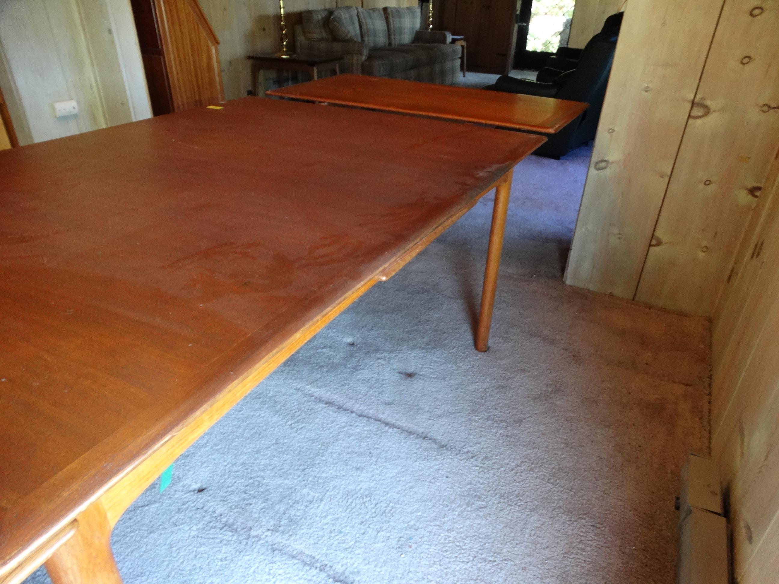 Mid-Century Modern Teak Dining Room Table