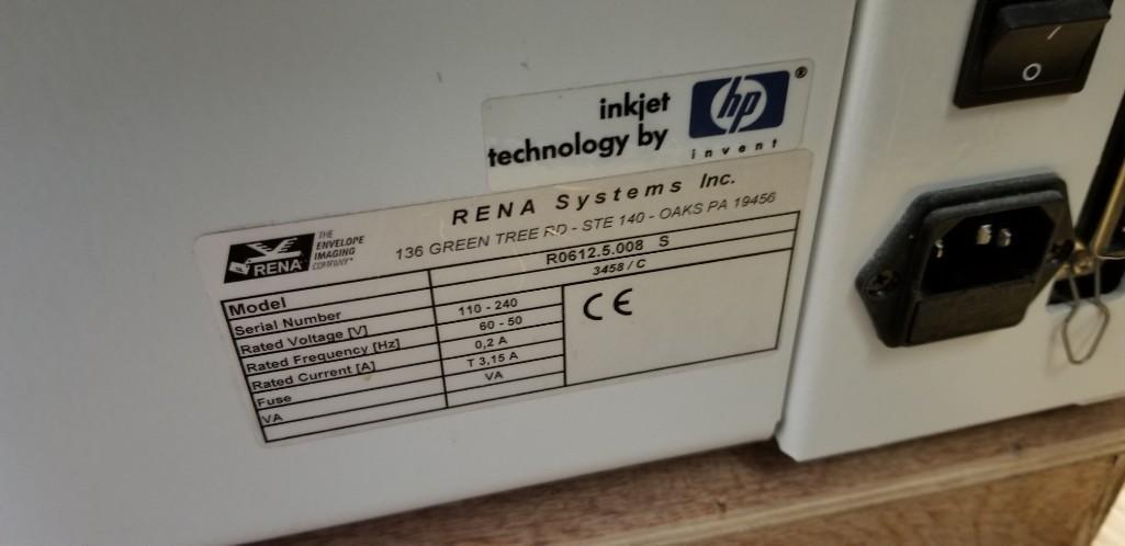 Rena Systems Envelope Imager