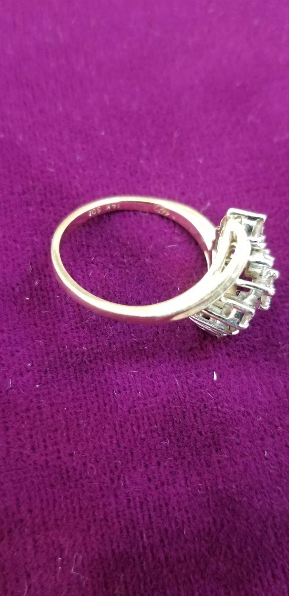 Gold and Diamond Ring