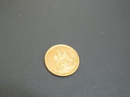 Mexico 1955 5 Pesos Gold Coin