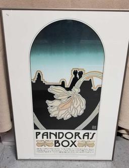 VINTAGE Pandora's Box Poster