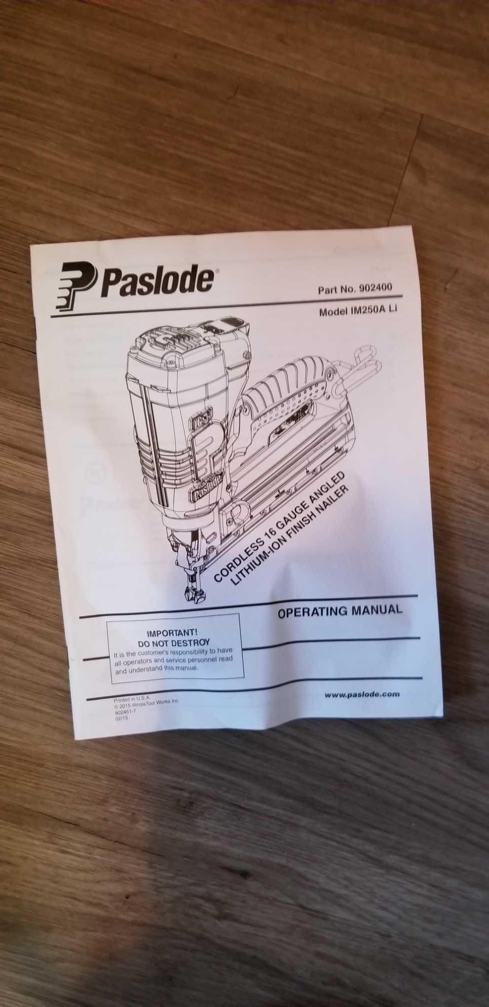 16 guage PASLOAD Nailer