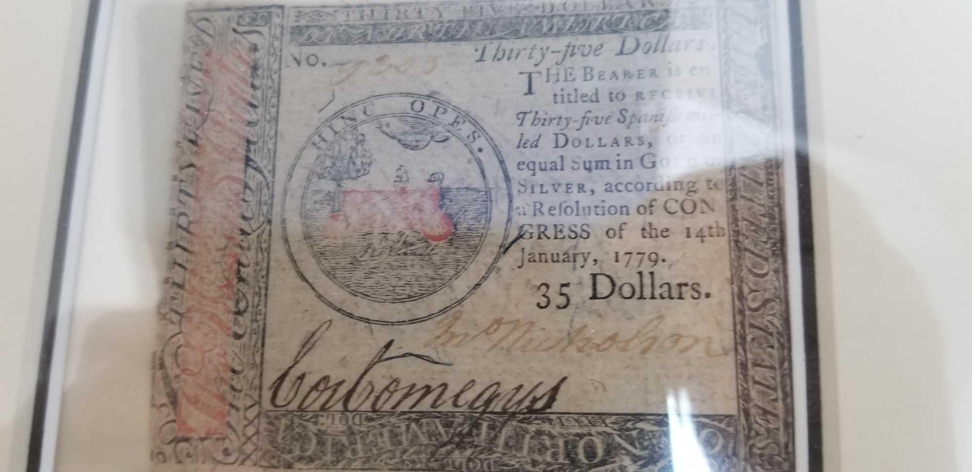 United States Continental Currency (35.00)