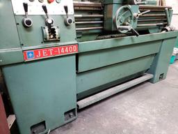 Jet-1440D Lathe with Mitutoyo DRO