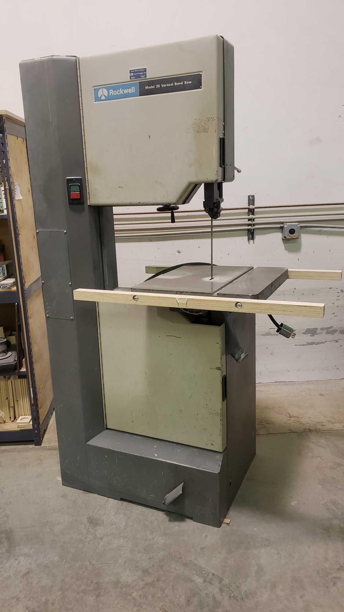 Rockwell Model 20 Vertical Band Saw