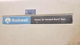 Rockwell Model 20 Vertical Band Saw