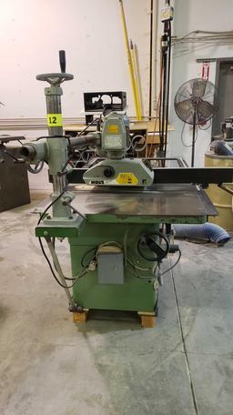 Wadkin Bursgreen Table Saw and a Holz Power Feeder