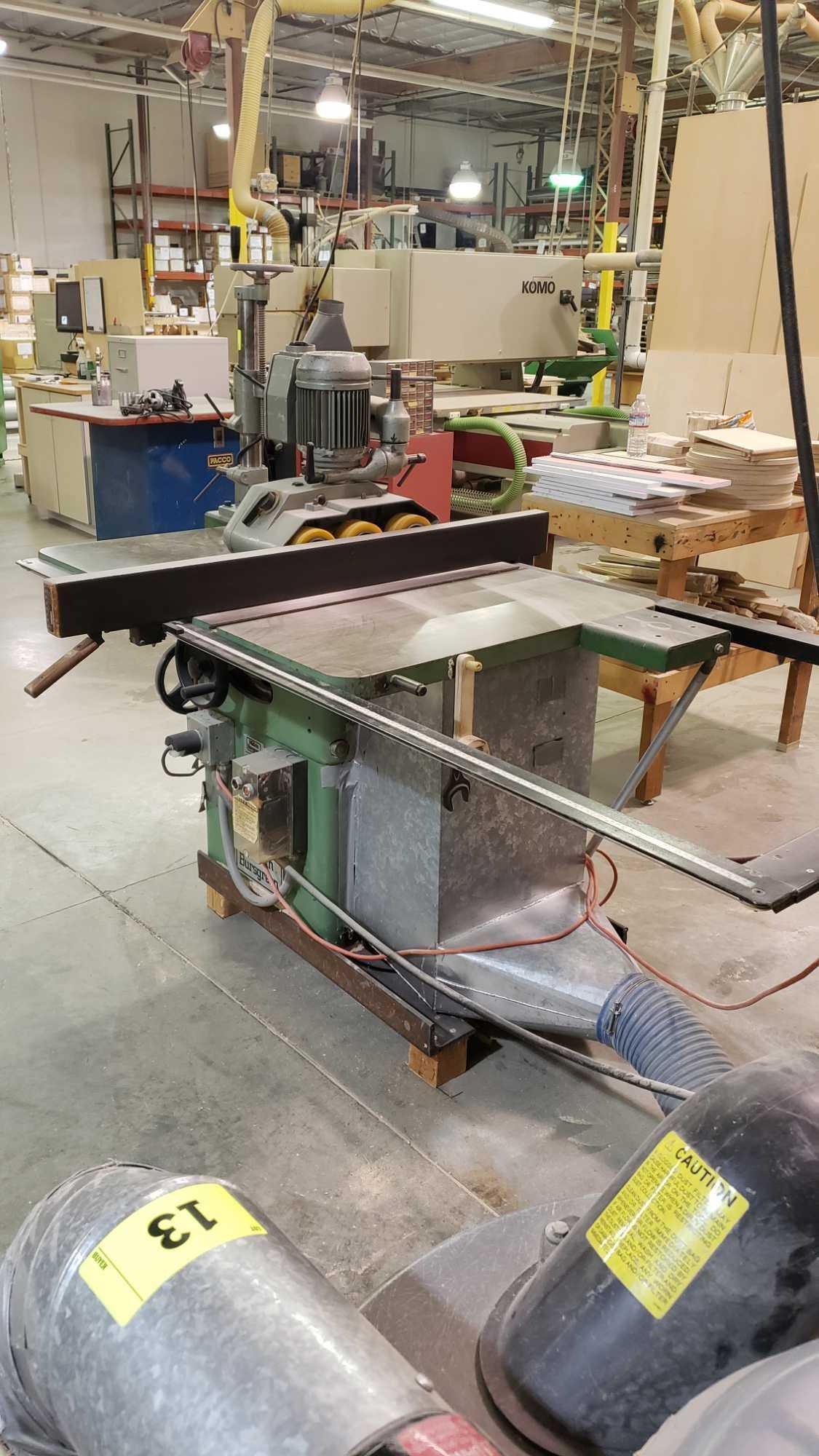 Wadkin Bursgreen Table Saw and a Holz Power Feeder