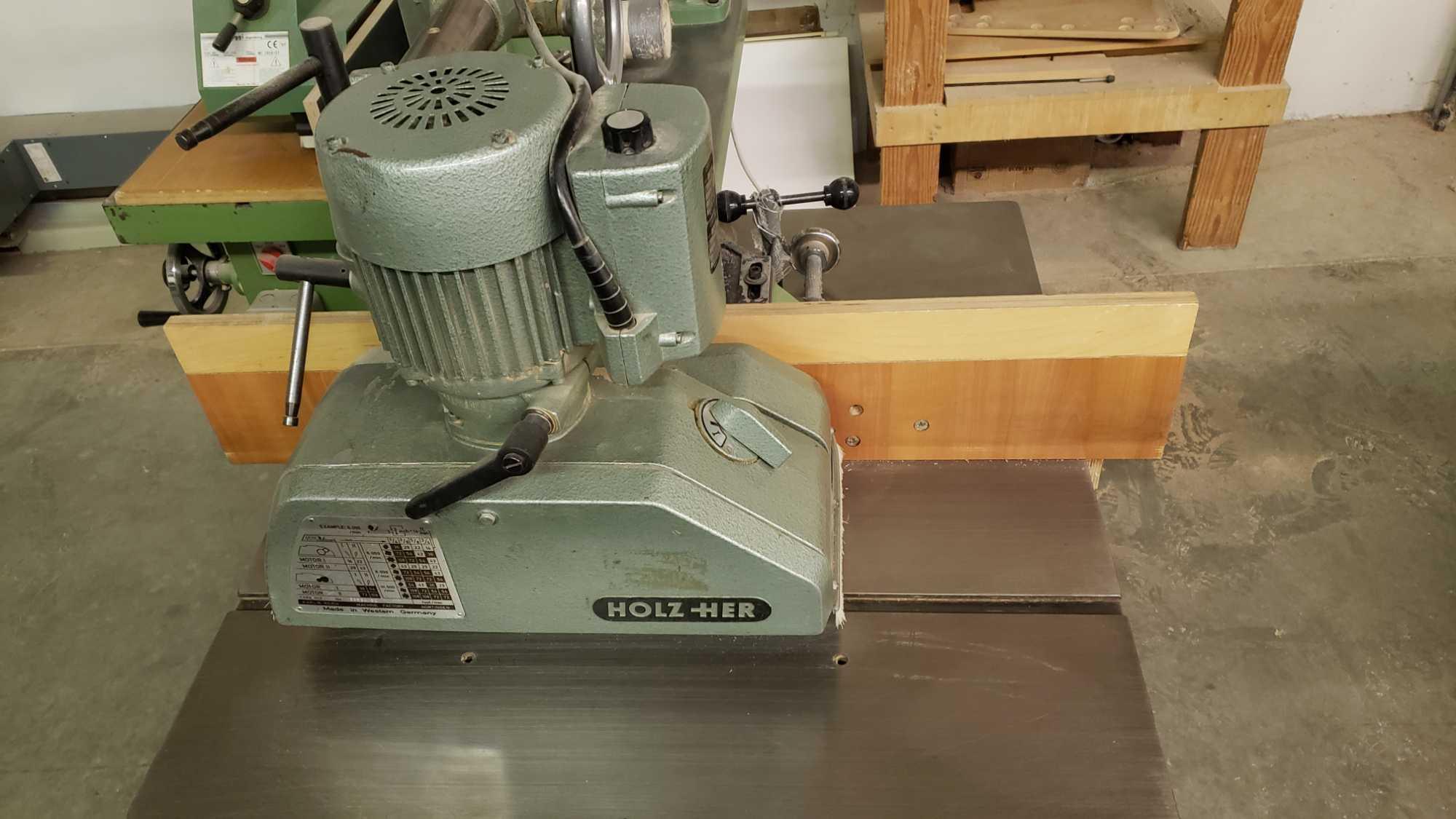 Bormac Tilting Single Spindle Shaper and a Holz-Her Edgebander