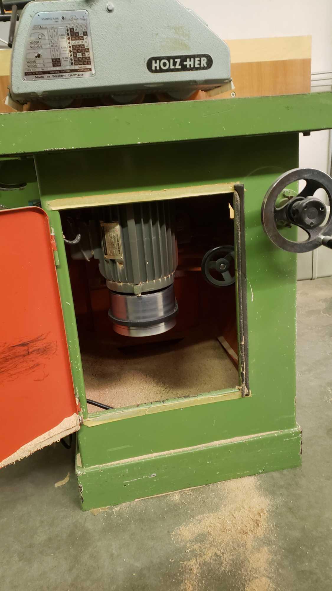 Bormac Tilting Single Spindle Shaper and a Holz-Her Edgebander