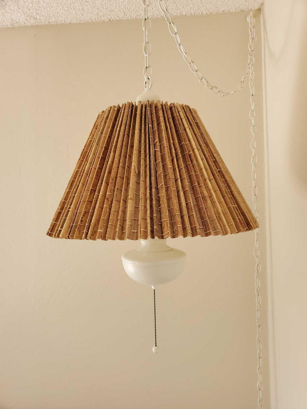 Small Bamboo Hanging Lamp