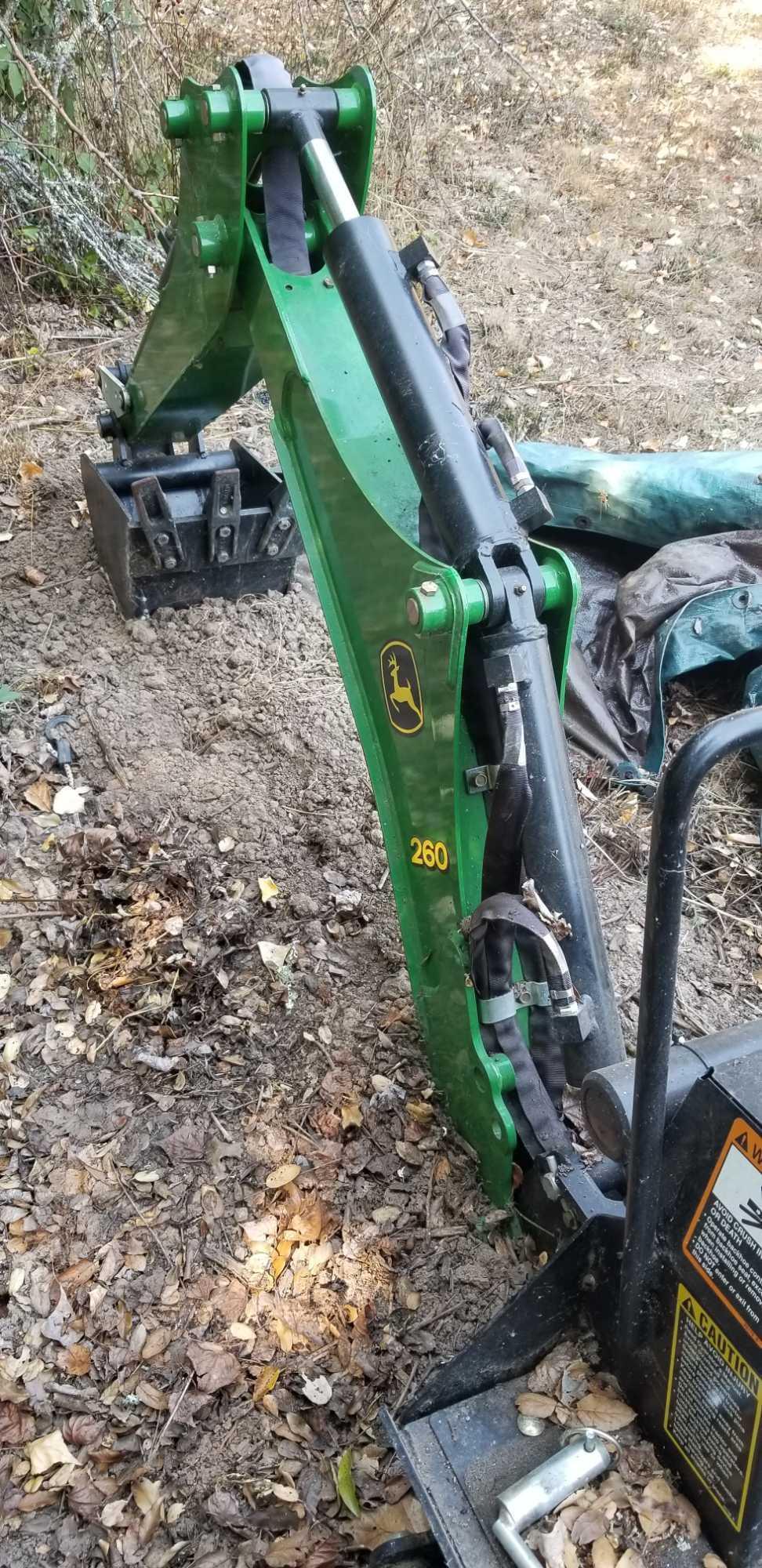 John Deere Backhoe Model 260