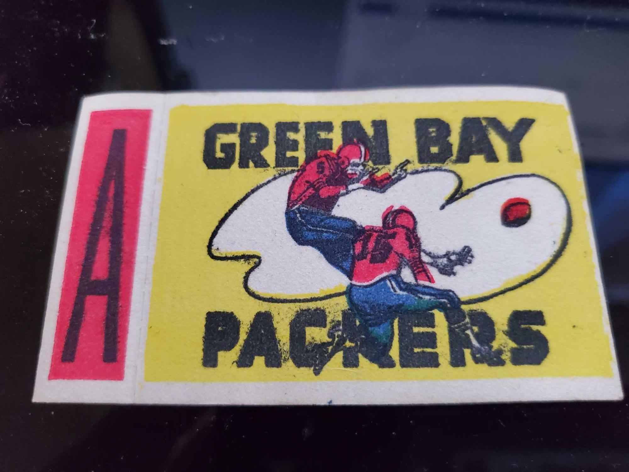 1961 NFL Flocked Stickers