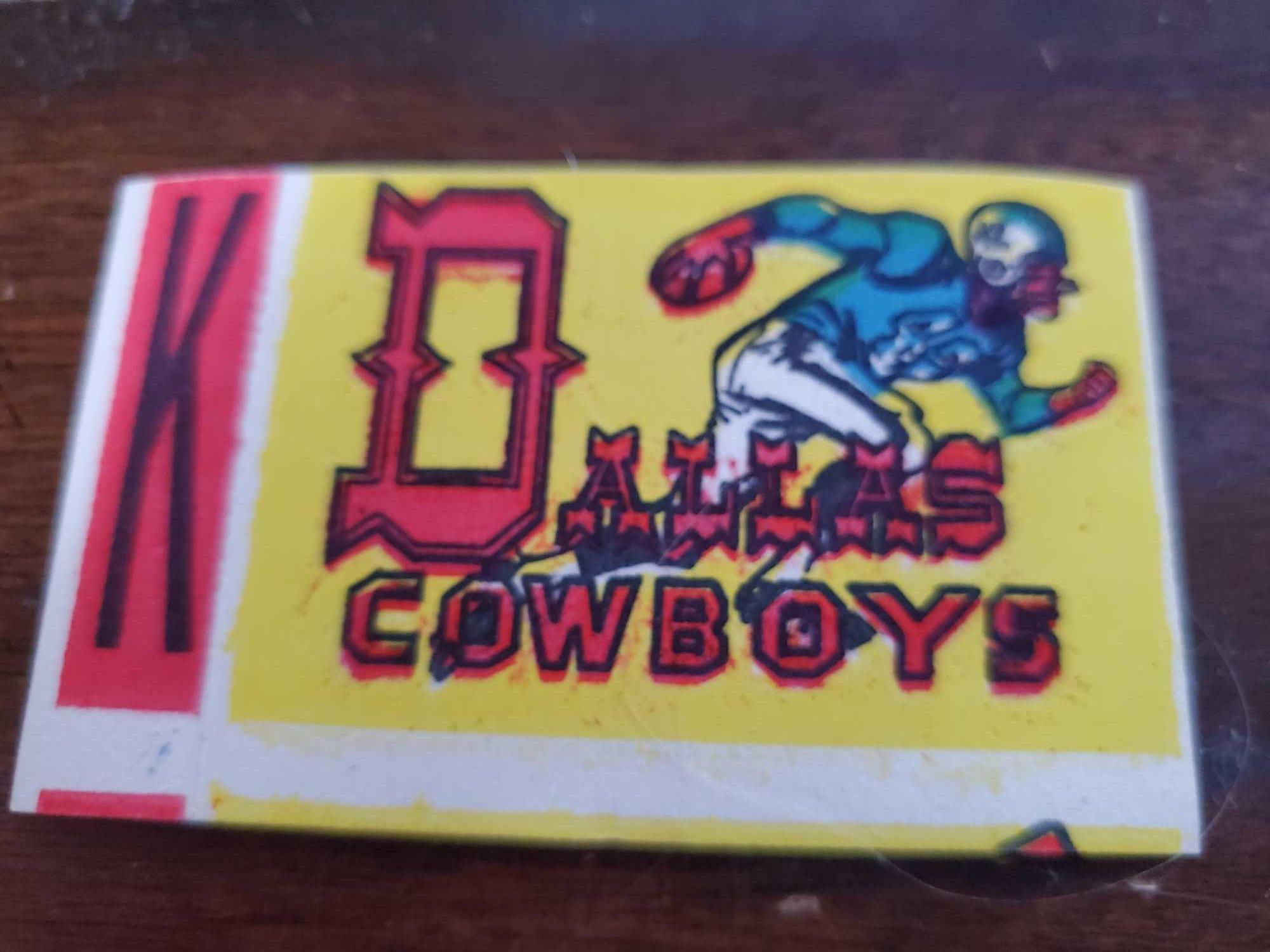 1961 NFL Flocked Stickers