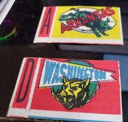 1961 Topps Cloth Emblems A.K.A. Flocked Stickers