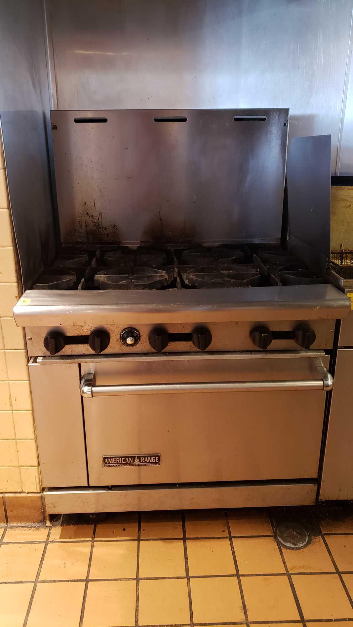 AMERICAN RANGE AR-6 6 BURNER OVEN