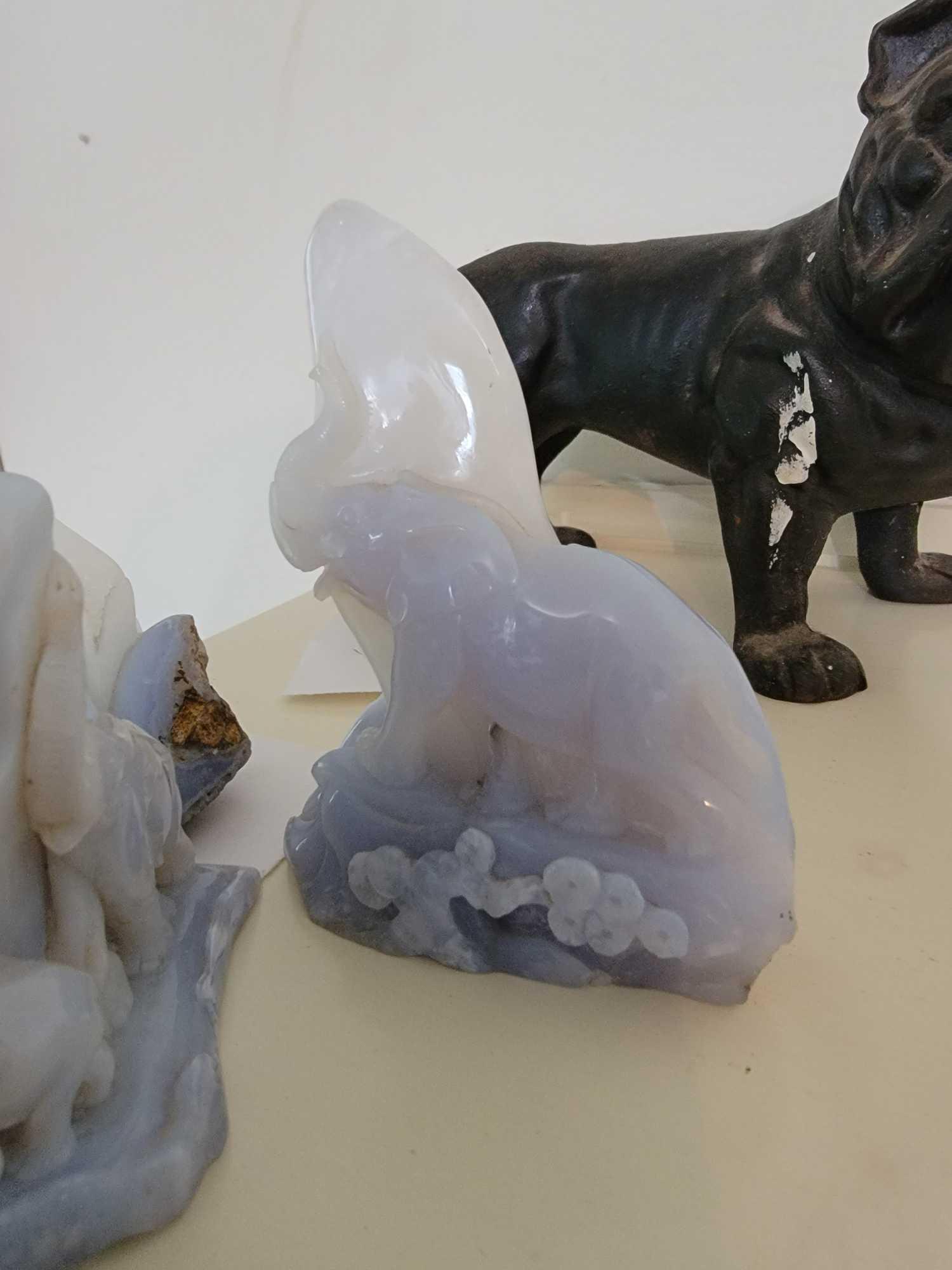 BLUE CHALCEDONY Elephant Collection