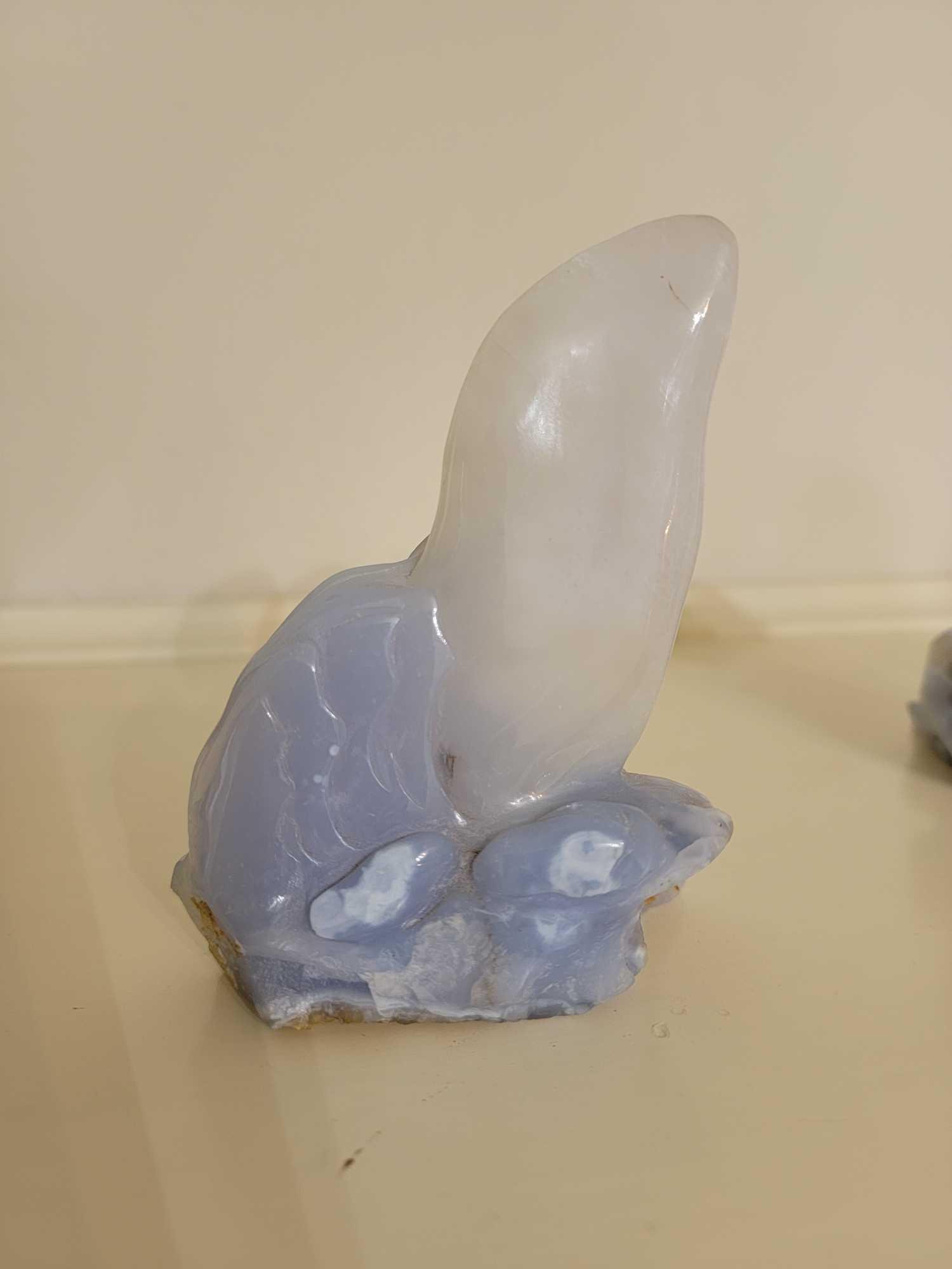 BLUE CHALCEDONY Elephant Collection