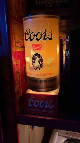 COORS LIGHT UP CAN ADVERTISING