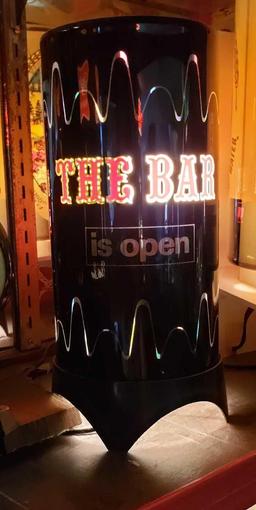 BAR IS OPEN SIGN