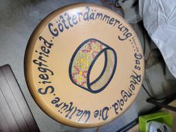 HAND PAINTED STOOL