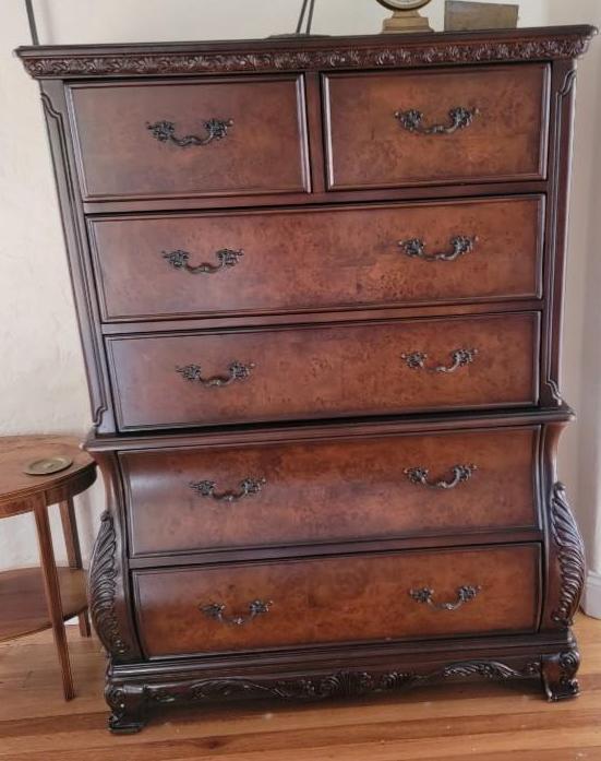 3 CHIPPENDALE STYLE DRESSERS