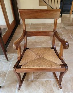 VINTAGE LOW PROFILE ROCKING CHAIR