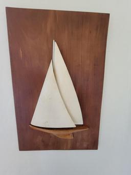 SMALL SHIP CARVING