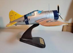 BREWSTER USN F2A-2 AIRCRAFT MODEL