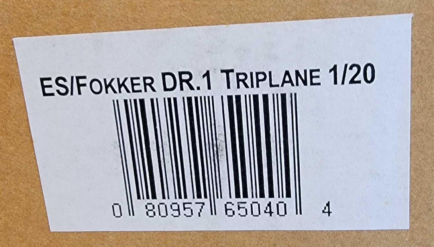 FOKKER DR.1 TRIPLANE MODEL