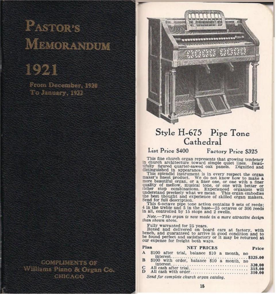 WILLIAMS - PIPE TONE ORGAN