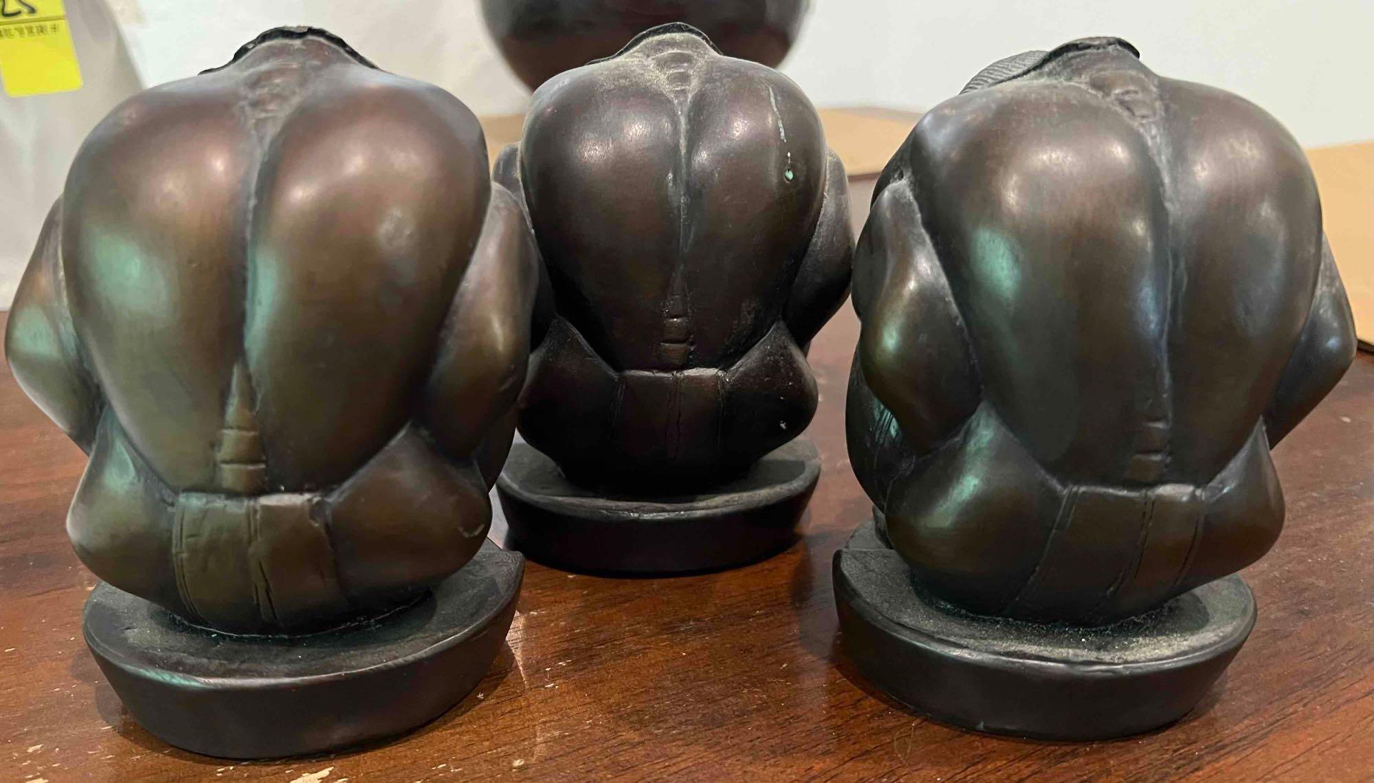 ASIAN YOGI MAN WEEPING BUDDHA FIGURES