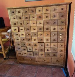 APOTHECARY STORAGE CABINET