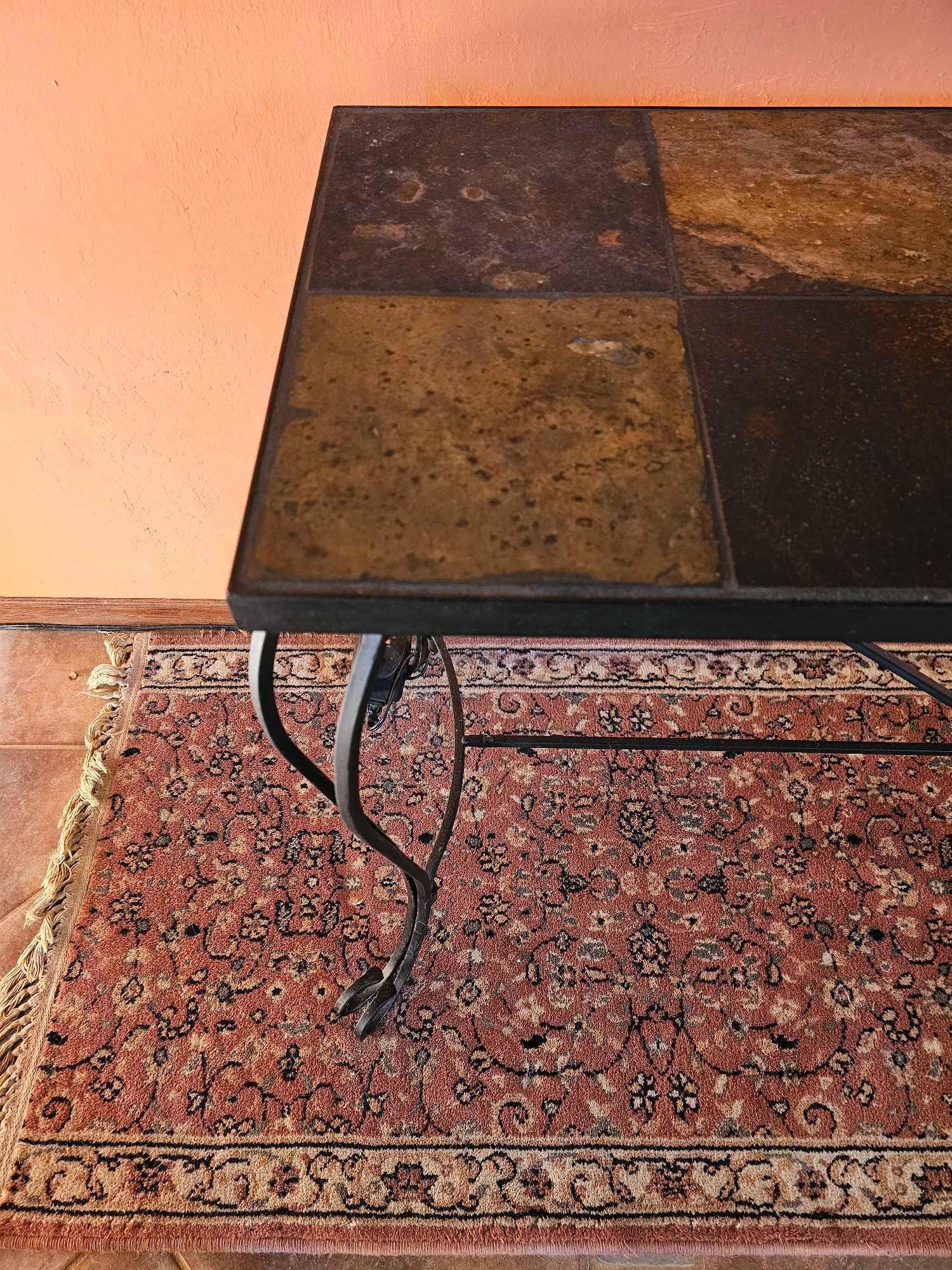 METAL AND TILE TABLE