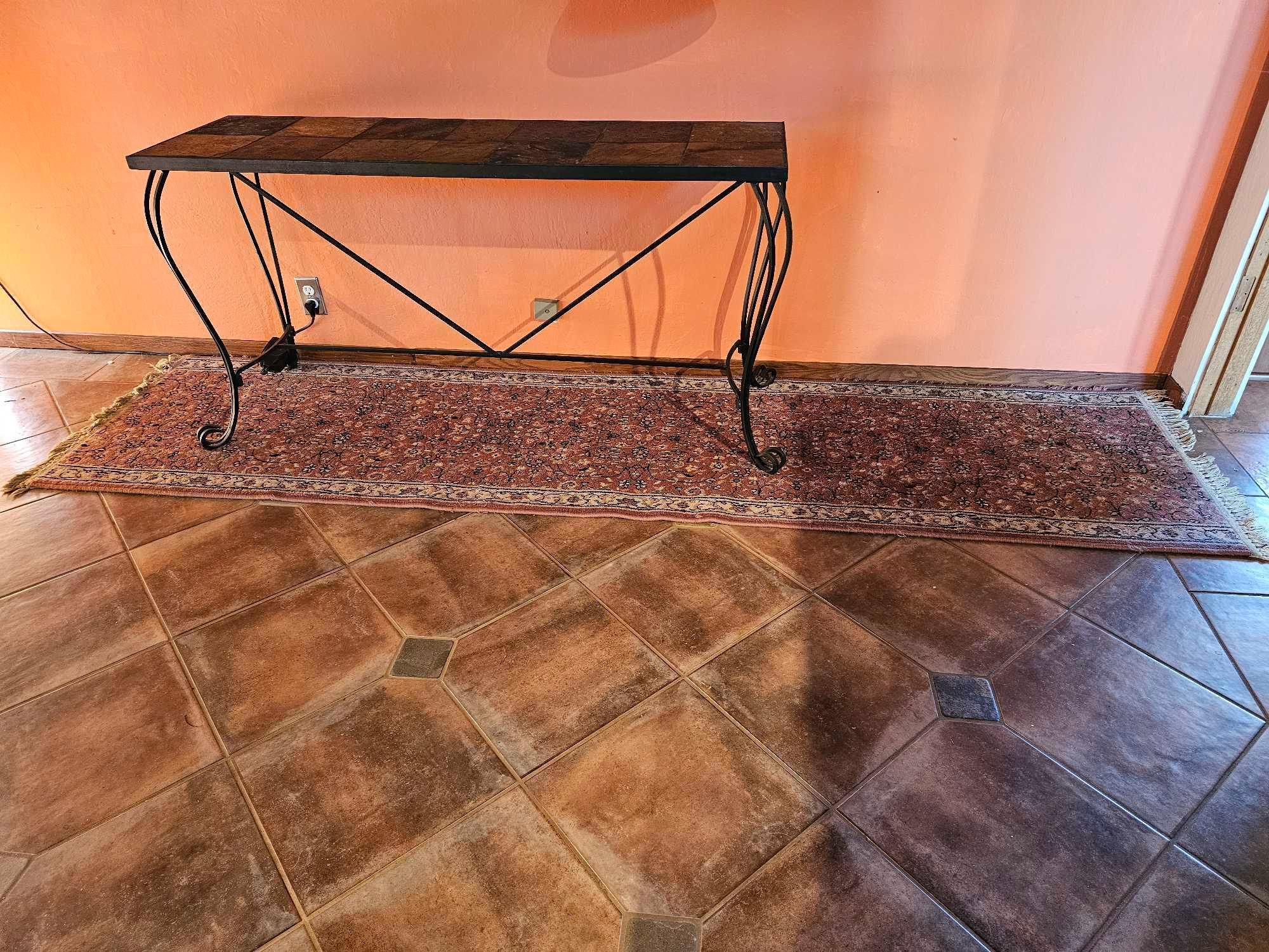 METAL AND TILE TABLE